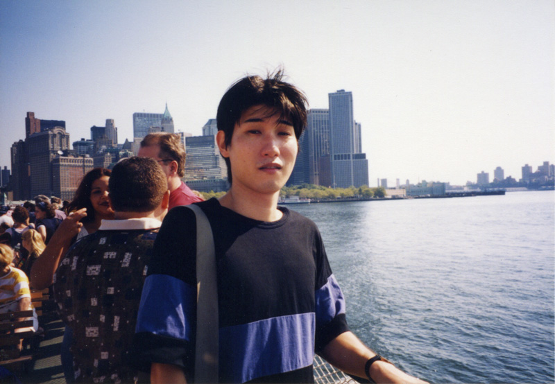 初めてニューヨークに行った時の写真（1995年）